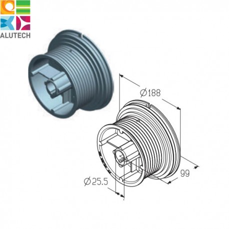 CD054H Alutech Барабан