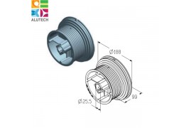 CD054H Барабан Alutech (пара)