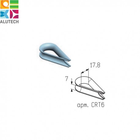 403950200 CRT-6 Alutech Коуш (шт.)