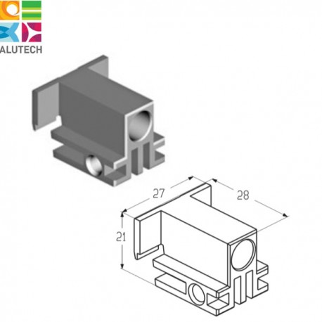 401190400 C1011 Alutech Соединитель (шт.)