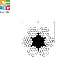 CR-3-250-P Alutech Трос