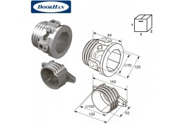 DH12001OKT DOORHAN Окончание пружины М 95 (пара)