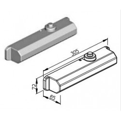 DP2027 Крышка доводчика Alutech