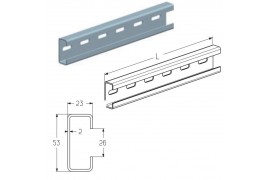 TB607-1000 Кронштейн подвеса Alutech (шт.)