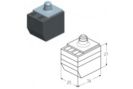 LS1009 Упор нижний Alutech (шт.)