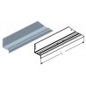  WD161L.202  Обрамление калитки нижнее, цвет - RAL8019 (шт.) Alutech