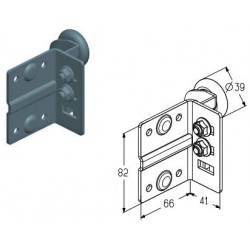 RBT-310R Кронштейн роликовый верхний Alutech