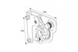 SSD-210R DOORHAN Устройство защиты от разрыва правой пружины Medium (шт.)