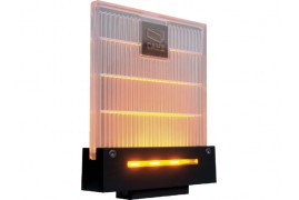 001DD-1KA Сигнальная лампа универсальная 230-24 В, светодиодное освещение янтарного цвета. Новый дизайн