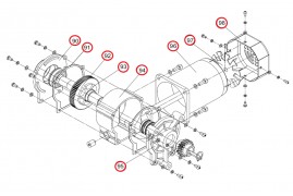 ASB.206 AN-Motors Мотор-редуктор с узлом разблокировки для ASB6000