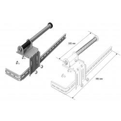 K25046 DOORHAN Амортизатор пружинный модернизированный укороченный (пара)