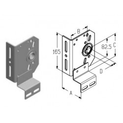 TBI510ML Кронштейн боковой левый Alutech (шт.)