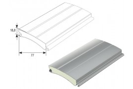 RH77M04 DoorHan Профиль с мягким пенным наполнителем RH77M04 бежевый (п/м)