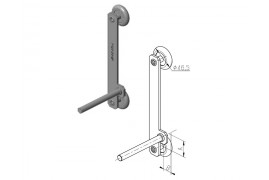R-120-50-SSR Ролик ходовой Alutech (шт.)