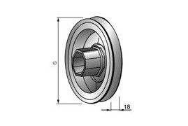 RP60x150 Шкив. Alutech (шт)