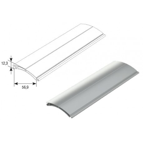 RHE58M05 DoorHan Профиль экструдированный RHE58M05 зеленый (п/м)